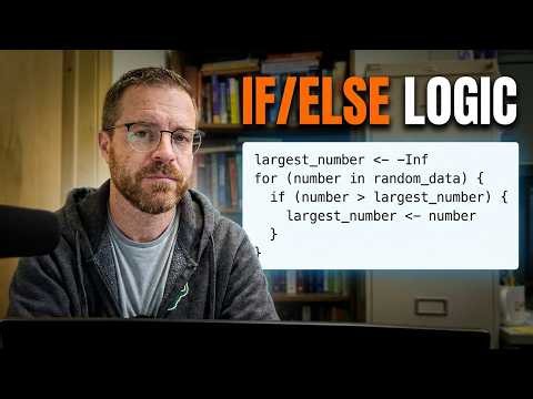 If/Else Statements, Logic & Algorithmic Loops in R | Computational Statistics (22)