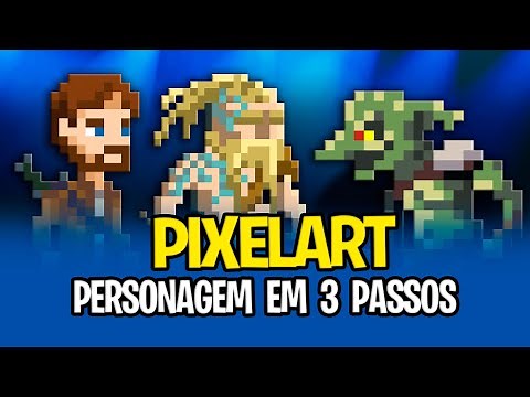 PERSONAGENS EM 3 PASSOS - Pixel Art