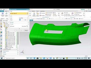 How to create B Surface from A surface in UGNX- B Pillar Part 02