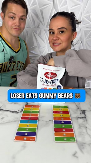 54K views · 320 reactions | Gummy bear Color line challenge #boardgames #games #couple #challenge | Heyimdanizzo | Facebook