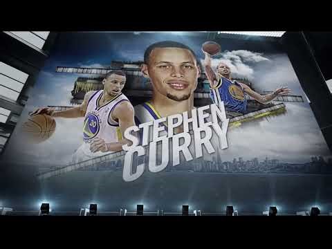 Stephen Curry through the legs behind the back for step back three in traffic Clippers at Warriors