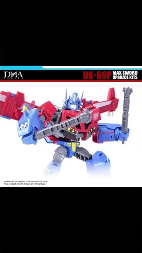 DNA Design’s DK-69P MAX SWORD their upgrade kit for Transformers Fortress Maximus
