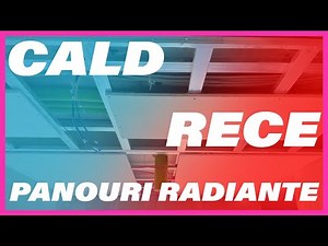 ÎNCĂLZIRE și RĂCIRE prin tavan - Panouri radiante