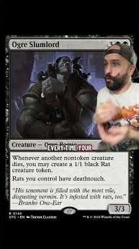 This new Teenage Nutant Ninja Turtles Rat Commander is terrifying and your friends will hate it #mtg