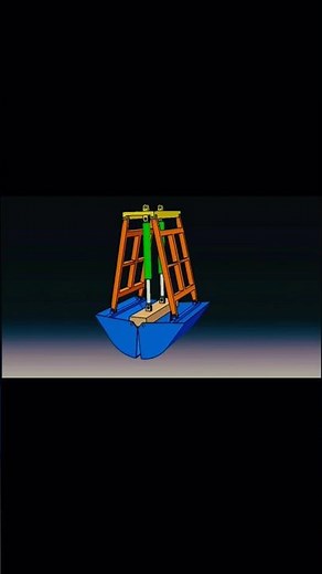 Hydraulic Clamshell Bucket | Realistic Motion #simulation #animation #kinematics #cad