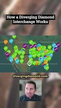 How a Diverging Diamond Interchange Works