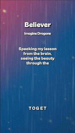 Imagine Dragons – Believer | Turning Pain Into Strength #music