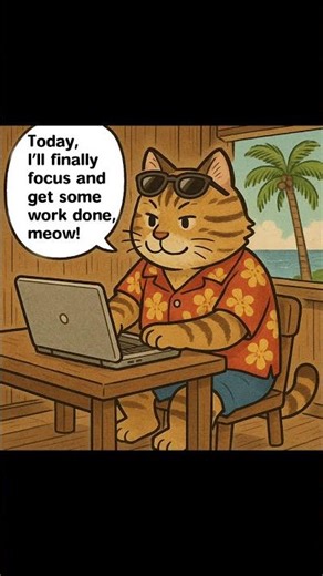 Haisai Cat Painu Maya – Episode 4: “Remote Work” | AI Cat Anime from Okinawa