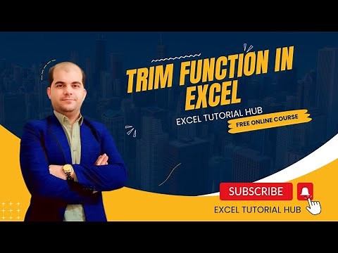 How to use TRIM function in Excel | Trim Function in Excel
