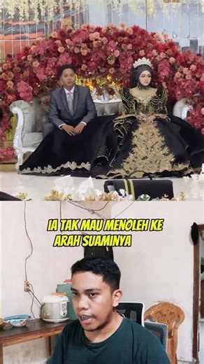 The bride was forced to accept the arranged marriage