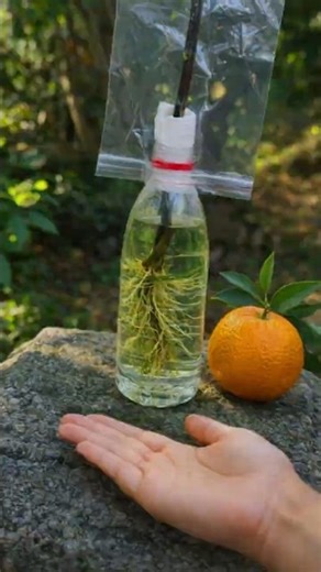 The Fastest Way to Propagate Orange Tree Cuttings at Home #farminglife #farming