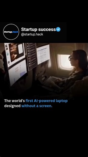Startup Hacks | Business | Finance on Instagram: "The world’s first AI-powered screenless laptop is challenging long-held ideas of what a computer should be. With no traditional display, it relies on voice commands, gestures, and connected devices to operate seamlessly in the background, shifting focus from screens to intelligence-driven interaction. According to reports from MIT Technology Review and WIRED, this approach reflects a broader movement in human-centric computing, where technology a
