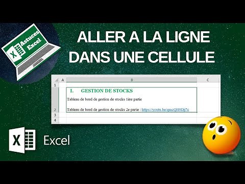 Comment aller à la ligne dans une cellule Excel