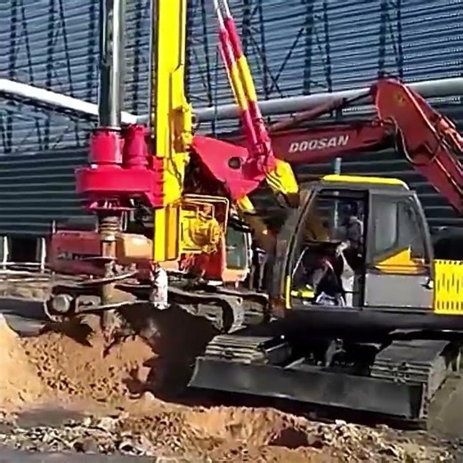 Rotary Drilling Rig Building Foundation Auger Borehole Hydraulic Rotary Pile Drilling Rig Machine