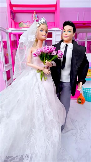 Satisfying Unboxing Barbie Laundry Playset, ASMR Video #shorts