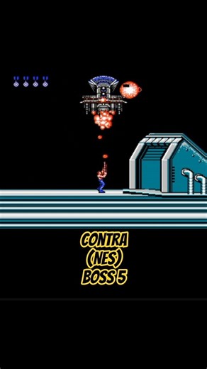 Contra [NES] Boss 5 #contra #nes #nintendoentertainmentsystem #contraboss5