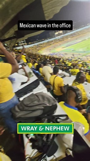 Mexican wave at the office @wrayrum | MG Sports Media