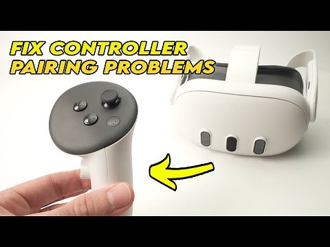 Meta Quest 3 How to Fix Controller Pairing Problems