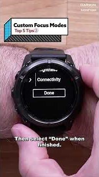 Tutorial - Multisport Watches: Custom Focus Modes