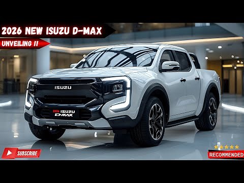 New 2026 Isuzu D-Max Unveiled! Jaw-Dropping Design, Tech, and Off-Road Prowess Revealed