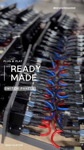 Get New Wire Marine quality—fast! Our SEAready switch panels feature premium craftsmanship, backlit switches, and marine-grade components. Upgrade your boat without the wait! #NewWireMarine | New Wire Marine