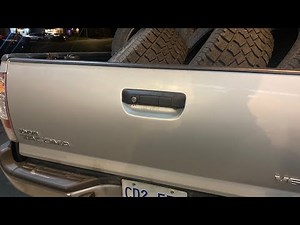 How to install Toyota Tacoma Tailgate Lock