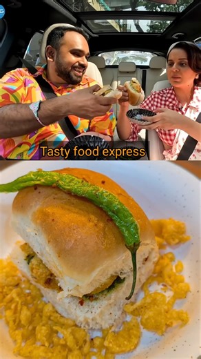 Kangana Ranaut’s Secret Vada Pav Obsession! 😋#Shorts #VadaPav #MumbaiStreetFood #IndianFood