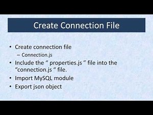 05 connection file mysql nodejs crud operations