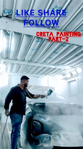 hyundai creta paint job…Watch This! 🎨 #hyundaicreta #carpainting #artshorts #youtubeshorts #viral