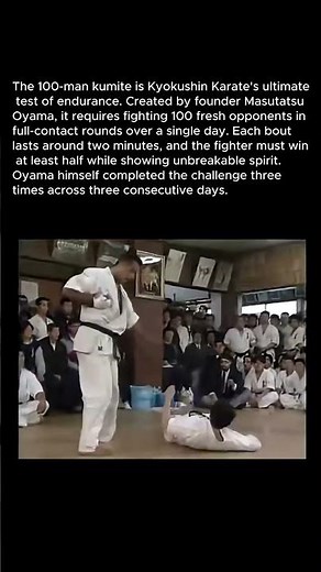 The Brutal 100-Man Kumite: Kyokushin Karate's Deadliest Test. 🥋👊