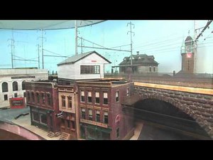 Pennsylvania Railroad HO Layout with stunning catenary