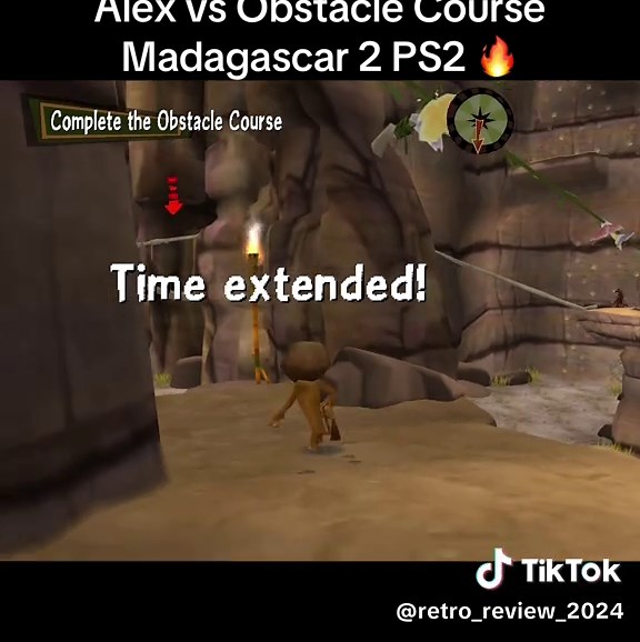 Alex really giving Olympic energy in this obstacle course 💀🔥 PS2 movie games were unbeatable — pure fun, no stress (ok… maybe a little stress). #M#Madagascar2P#PS2R#RetroGamingA#AlexTheLionM#MadagascarGame