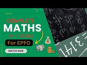 Complete Maths for EPFO