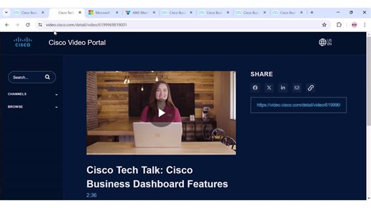 Cisco Tech Talk: Cisco Business Dashboard for Beginners – Part 1 - Cisco Video Portal
