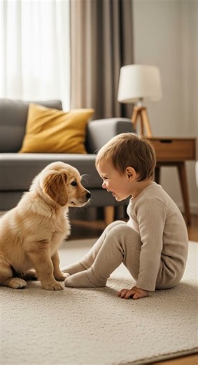 Baby and Dog Talk for the First Time 🐶👶💬