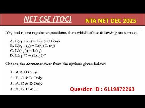 PYQ of DEC_2025 | #closureproperty | TOC | NTA UGC NET COMPUTER SCIENCE EXAM