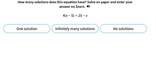 How many solutions does this equation have? Solve on paper and ... | Filo