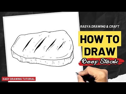How to draw Beef Steak