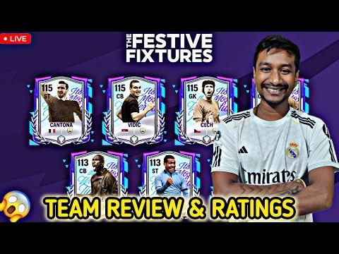 TEAM REVIEWS & H2H RANK PUSH | FESTIVE FIXTURES | FC Mobile Live | EP - 231