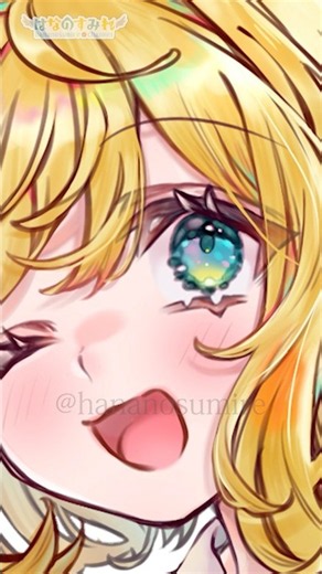 ✨クリスタでうるちゅるな瞳を塗るメイキング🎨🦜#clipstudiopaint #クリスタ #イラストメイキング