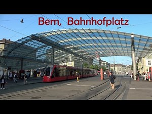 Bern Station square, Switzerland