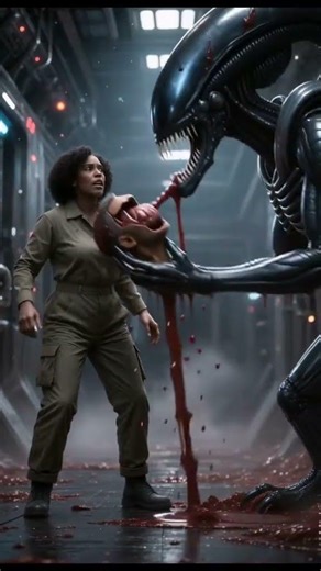 ALIEN EATS HUMAN AILEN HORROR STORY SHORST @Shorts @radiologiczny