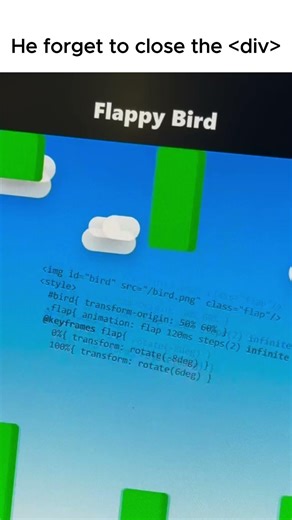 Floppy Div 😅 | #html #memes