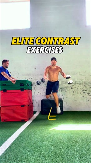 Alexander Whitehair on Instagram: "3 Elite Contrast Exercises!⤵️ ✅Contrast training is a powerful method for boosting explosiveness. By pairing loaded movements with fast, unloaded ones, it taps into post-activation potentiation to recruit more muscle fibers. Even better—it can be applied across all three planes of motion. The drills shown here are great examples of how to put it into practice. #athletictraining"