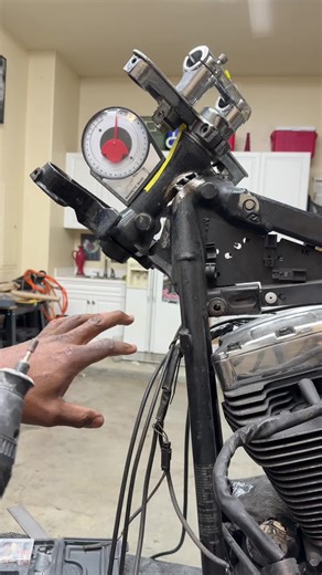 Custom Harley Softail Motorcycle Build Progress