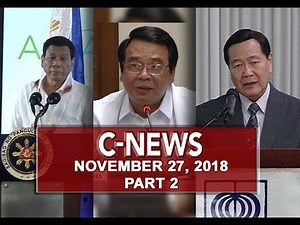 UNTV: C-News (November 27, 2018) PART 2