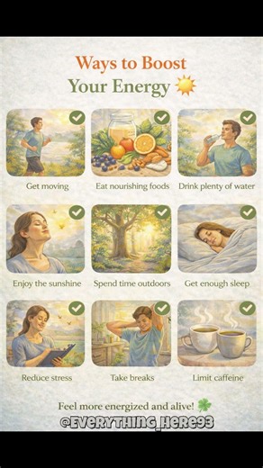 Ways to Boost Your Energy ⚡ | Stay Active & Productive All Day