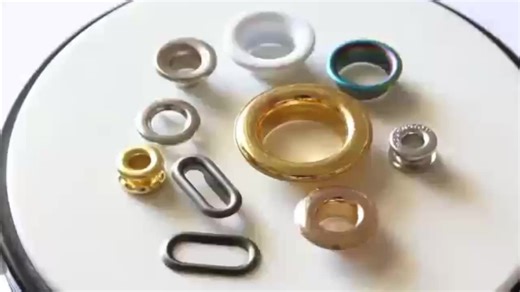 Factory Custom Hole Self Backing Eyelets 5mm Printing Round Eyelet for Shoes Clothing DIY