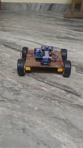 obstacle detector using ardunio uno board