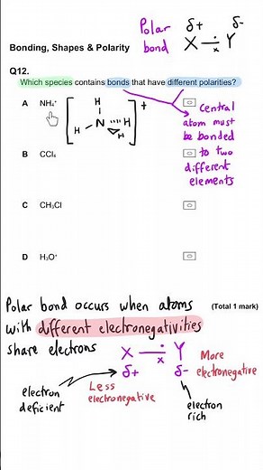 Bonding & Polarity | MCQ